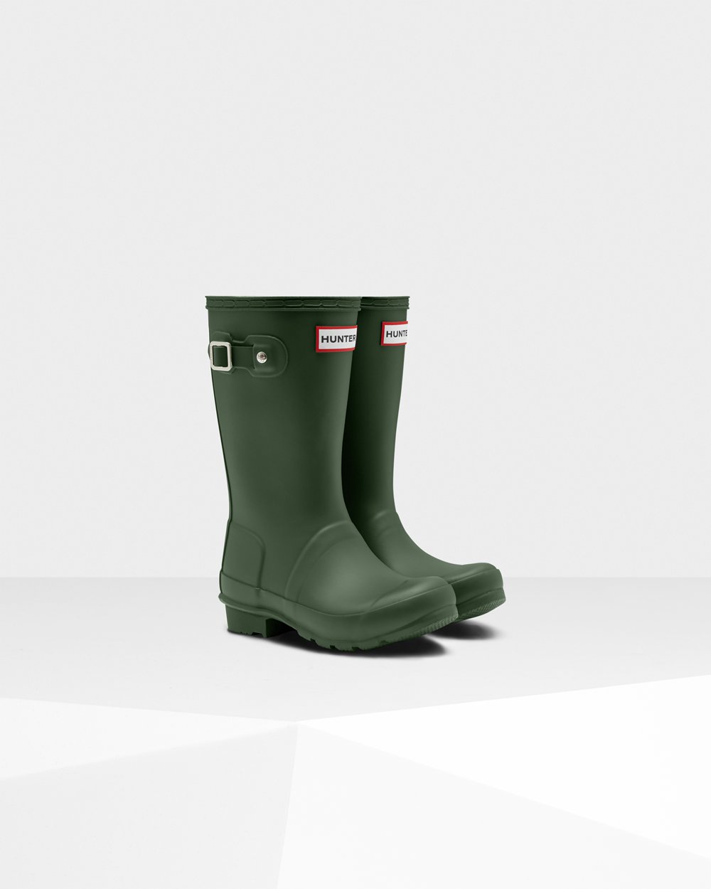 Galochas Hunter Criança Verdes - Original Big - 81RZBSEFU
